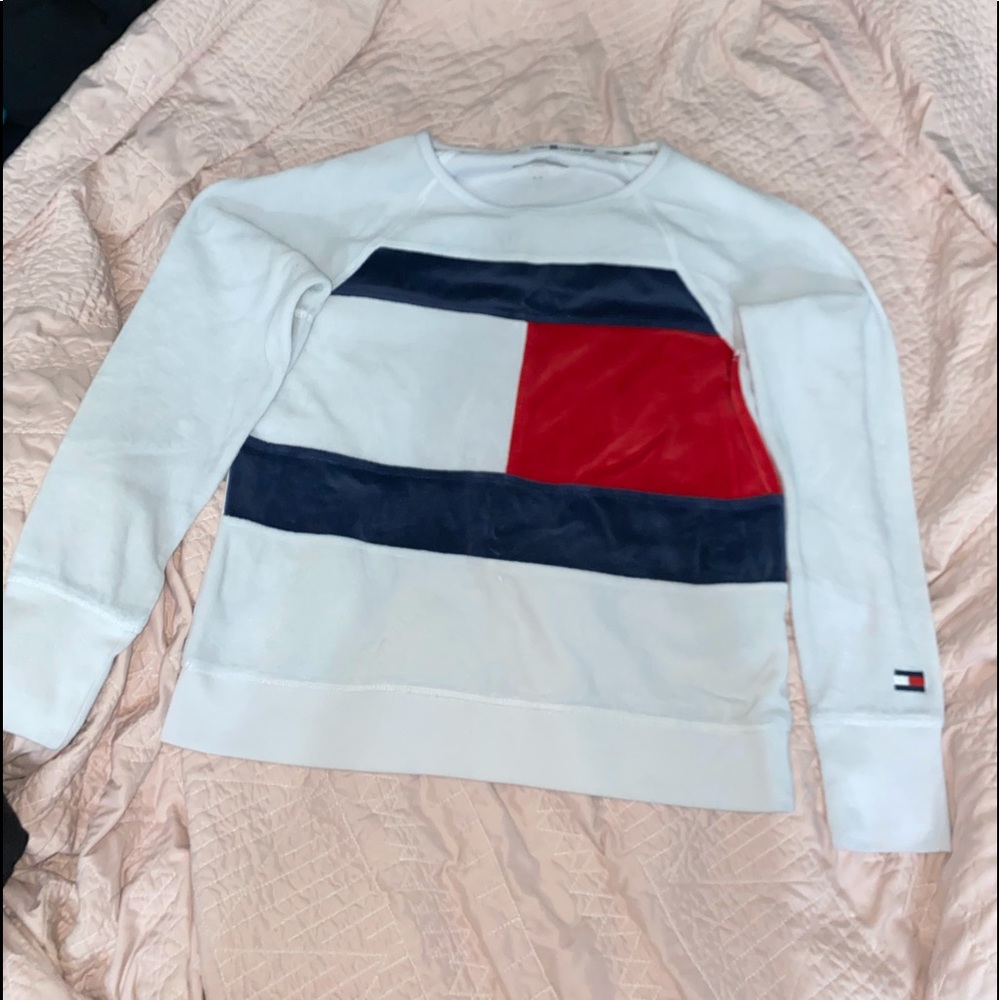 Tommy Hilfiger velvet sweater